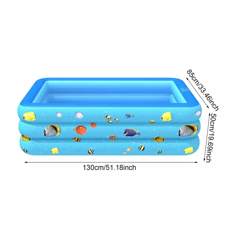 

Three layers Inflatable Swimming pool Summer Kids Baby alberca Bathtub for children water Toy Garden pool frame for boys girls
