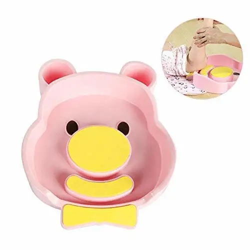 1 шт. Draagbare baby wassen bad Pasgeboren Leuke Cartoon ABS wawawafel Zuigelingen Wassen Ass Hoofd Bad groothanдель # TC|Детские