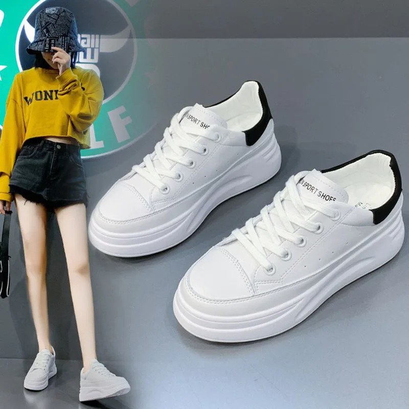 

2020 New Summer Women Sandals White Solid Fashion Casual Outdoor Comfortable Shoes Mesh Vamp Running Vulcanize Shoes