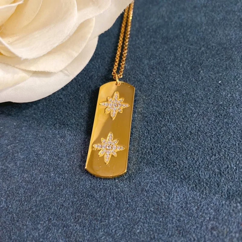 Модный шарм из стерлингового серебра копия 1:1 Реплика регулируемое ожерелье с