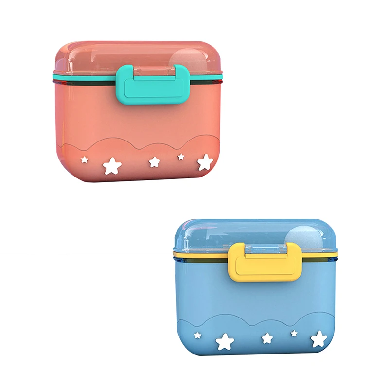 

Outdoor Feeding Lunch Containers Baby Milk Powder Box Food Infant Snacke Storage Box Food Milk Powder Container Cup Cereal Case