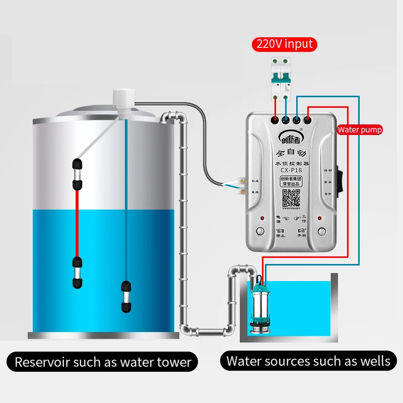 

Water Level Sensor Water Tank Water Pump Liquid Level Smart Sensor Float Switch Water Leakage Sensor Automatic Water Storage