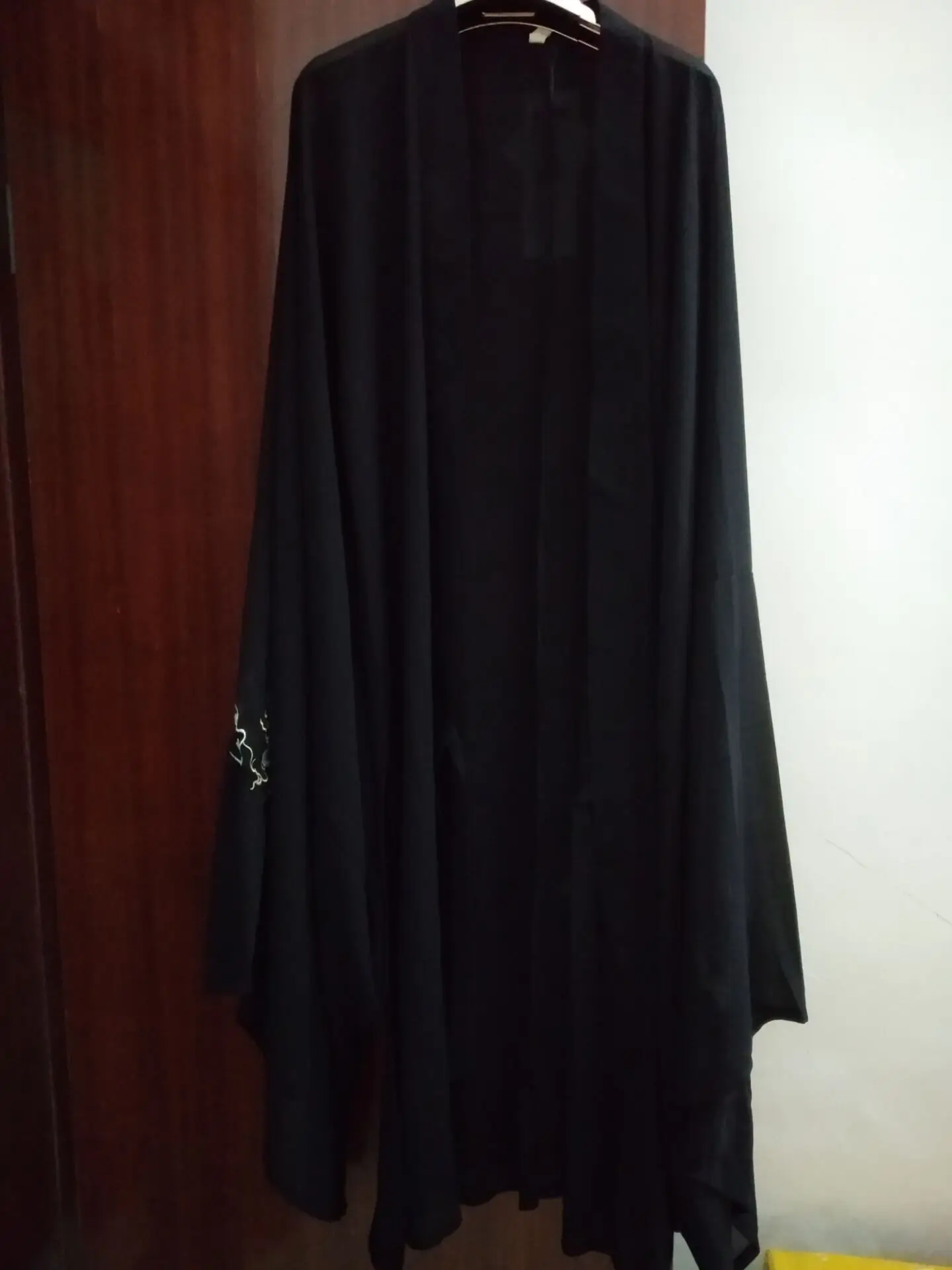 Coat Hanfu для взрослых, Национальный сценический костюм для выступлений, для женщин и мужчин, Династия Цин, китайский стиль, традиционный праздничный костюм DN3506 - Цвет: Coat