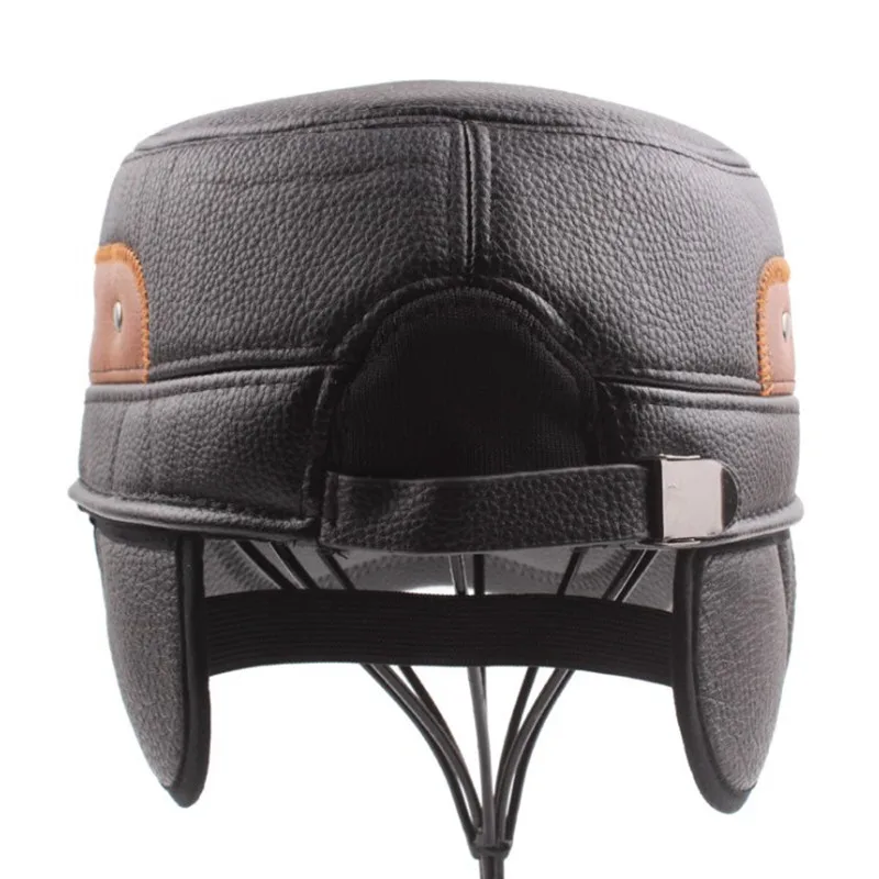 Зимние теплые наушники SILOQIN для среднего возраста военные шапки Качественная