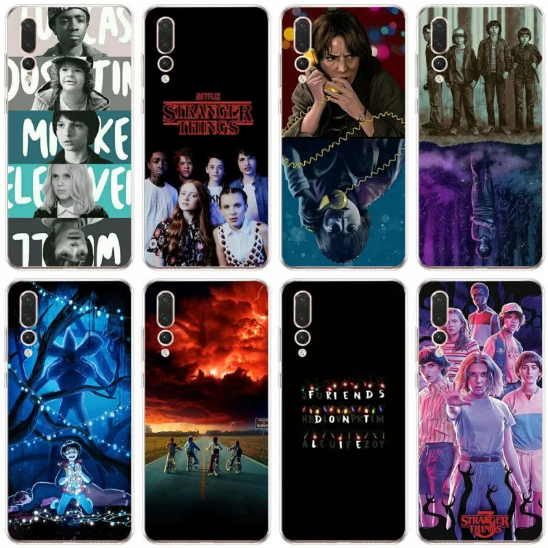 Чехол очень странные дела для Huawei P8 P9 P10 P20 P30 P40 Psmart Lite Plus Pro чехлы телефонов Y5 Y6 Y7 2017