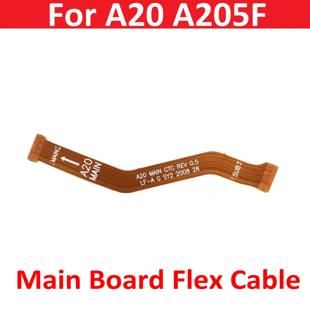 Для Samsung A20 A205 A205F USB зарядная док-плата коннектор материнская плата гибкий кабель