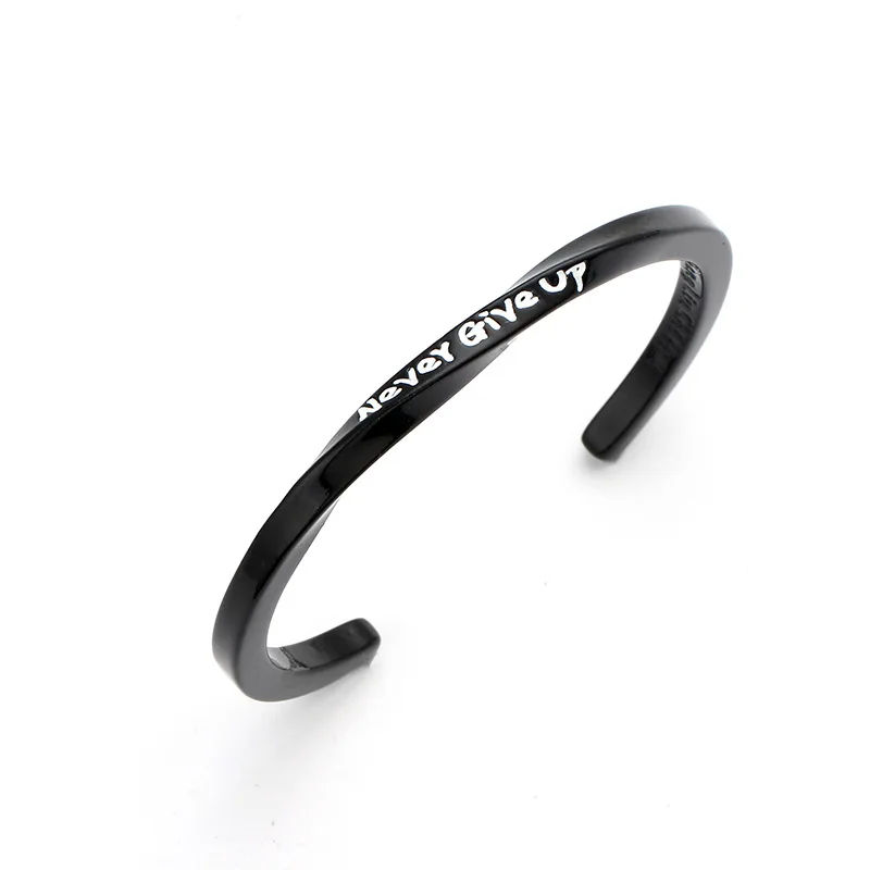 Женский браслет из нержавеющей стали CHICVIE с кристаллами со спиральными буквами