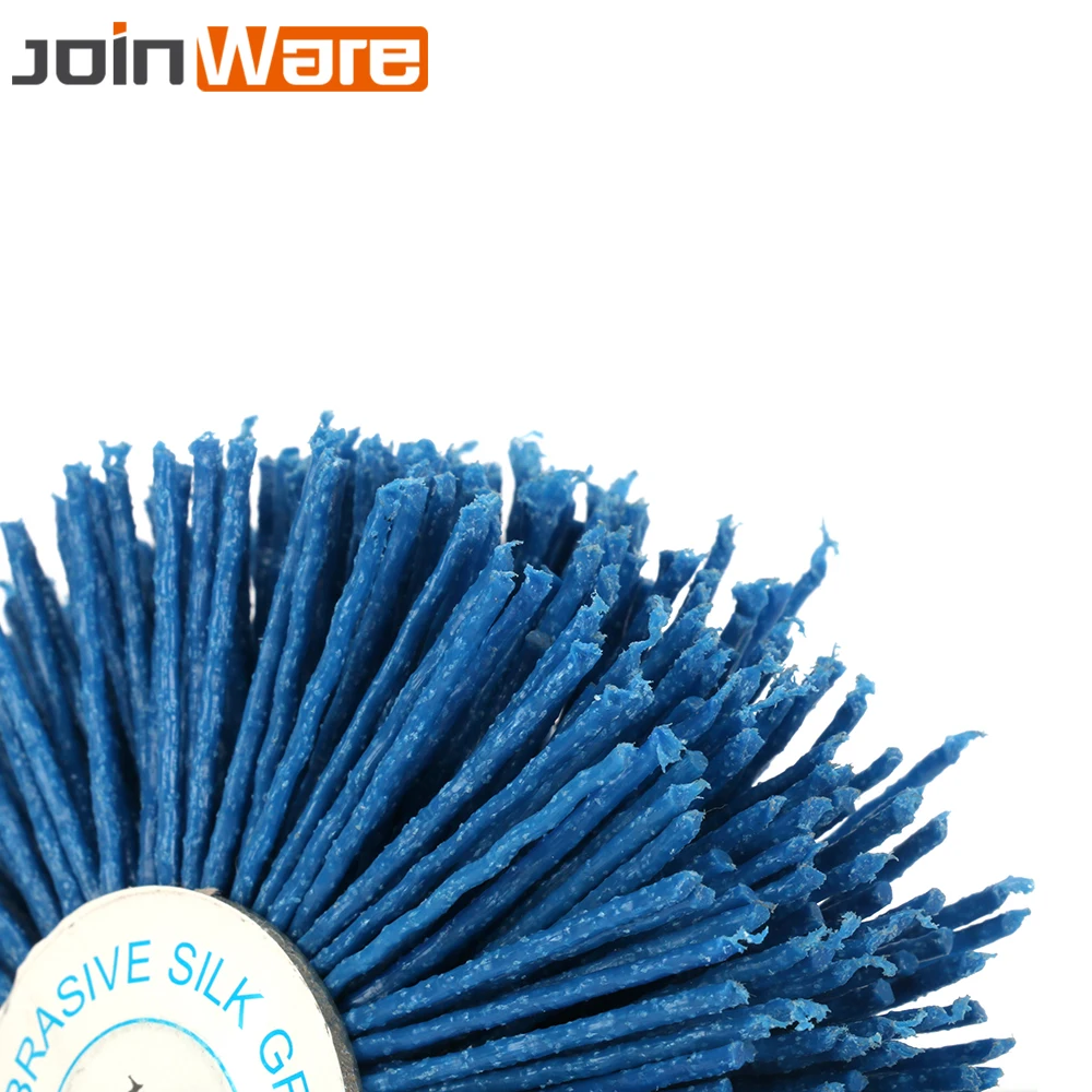 1 шт. 6 мм вал 80 абразивный провод шлифовальный круг нейлоновая щетина щетка для