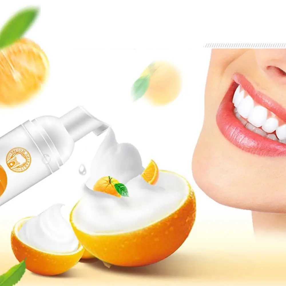 60 мл отбеливатель для ухода за полостью рта отбеливающий апельсиновый