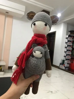 Милая кукла LALALA ручной работы вязаная игрушка подарок лучший подарок на день рождения(готовая, не сделай сам) шерстяная вязаная кукла