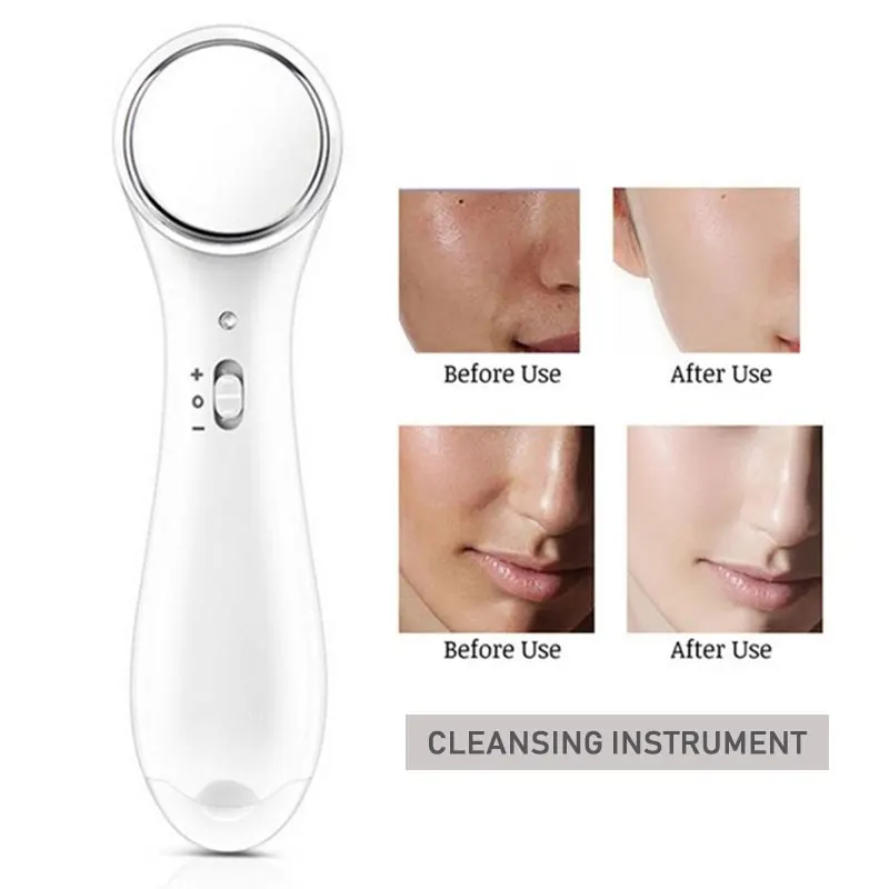 Ультразвуковой массажер для ухода за кожей лица против морщин удаление черных