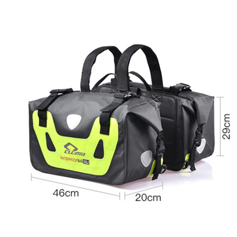 50L Водонепроницаемый седло Форма сумка для Чемодан переноска путешествий на