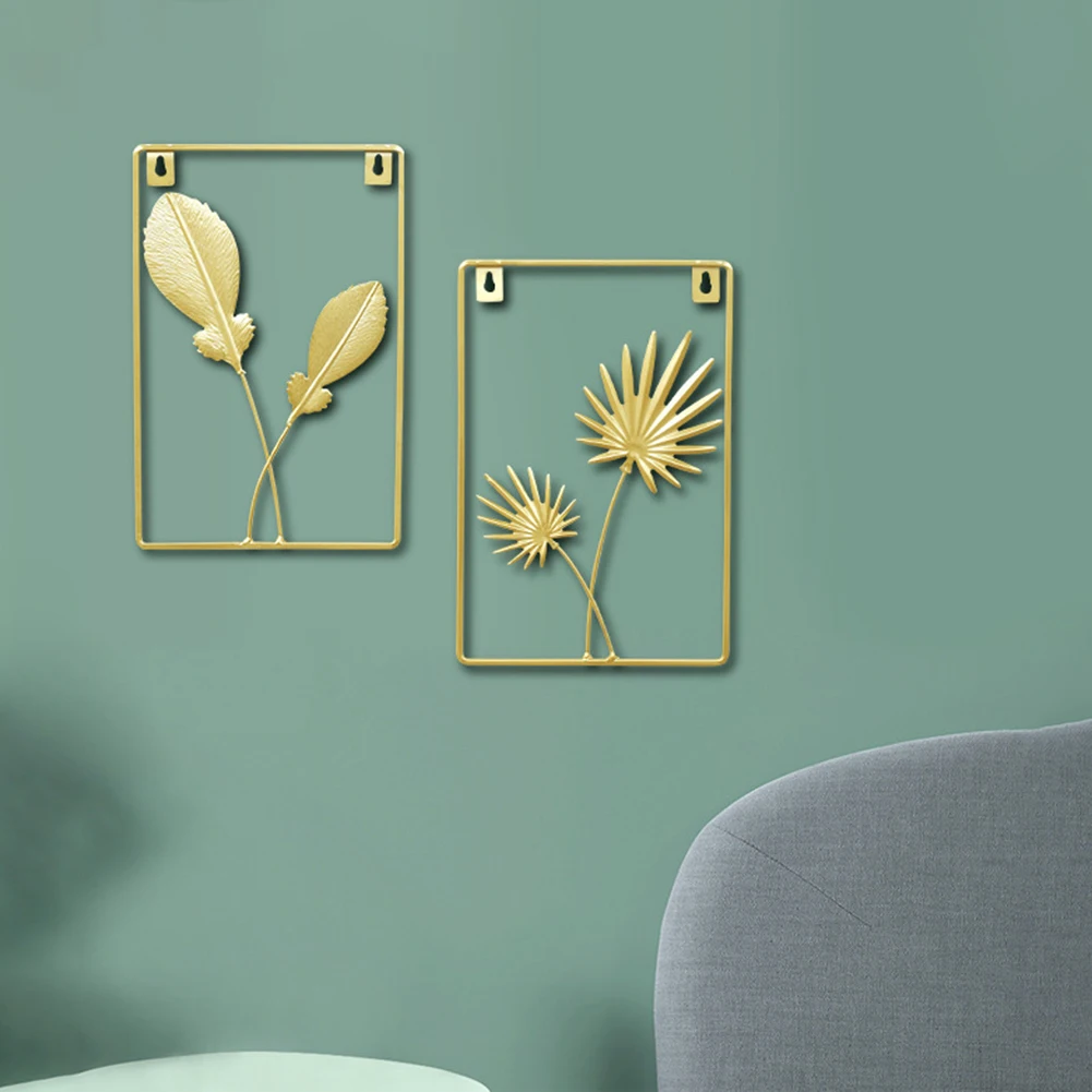 

Wall Hanging Home Decoration Wrought Iron Ginkgo Leaf Wall Decoration Pendant Living Room Sofa Background Wall Porch Mural