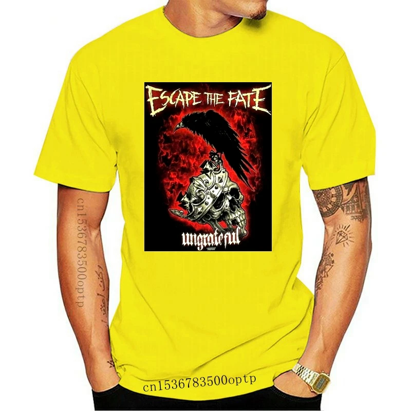 

Новая неблагодарная черная футболка Escape The Fate 2021 Band Merch gift Повседневная футболка