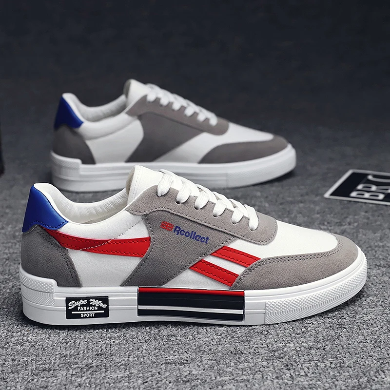 

new arrival 2020 white sneakers men vulcanize shoes Fashion Male sneakers Flat shoes Comfortable walking shoes chunky sneakers