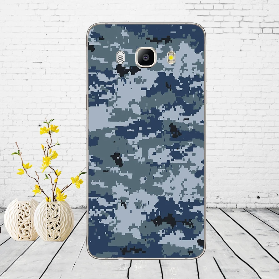 14DD Camouflage Pattern Camo military Army Soft Silicone Case Cover for Samsung Galaxy a3 a5 2017 A6 A8 2018 j3 j5 j7 2016 | Мобильные