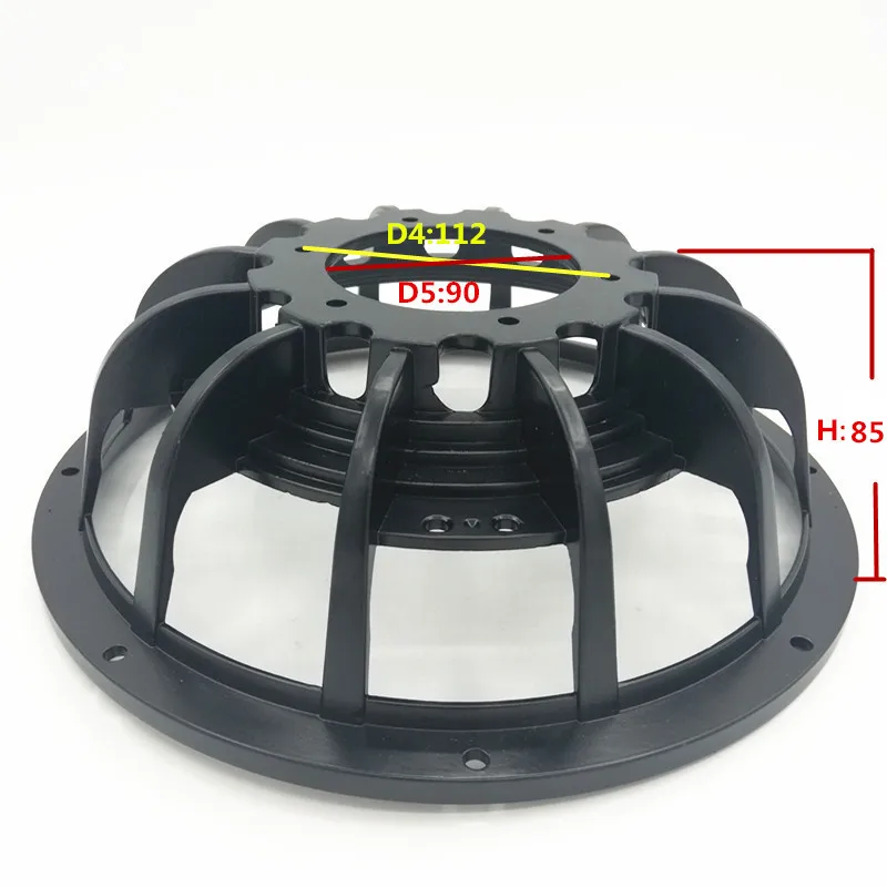 Я ключ купить 10 дюймов Автомобильный сабвуфер алюминиевого сплава рамка корзины