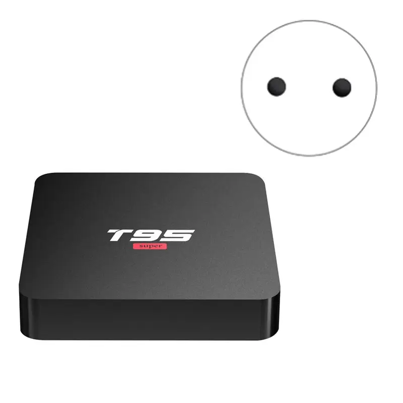 T95 супер Android 10 0 Смарт ТВ коробка Amlogic H3 2 Гб RAM 16 ROM 5G WIFI Bluetooth 4K Top Box EU Plug | Электроника