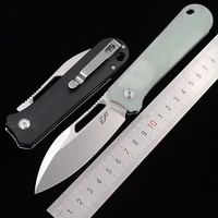 eafengrow 2020 raven real d2 steel ball bearing axis folding g10 camping hunting kitchen survival outdoor edc tool utility knife