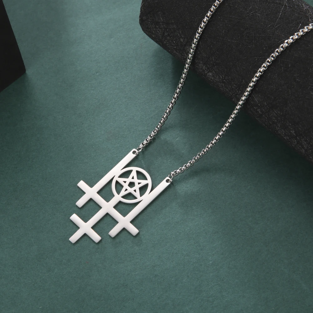 My Shape Ожерелье с подвеской в виде тройной искусственности для мужчин