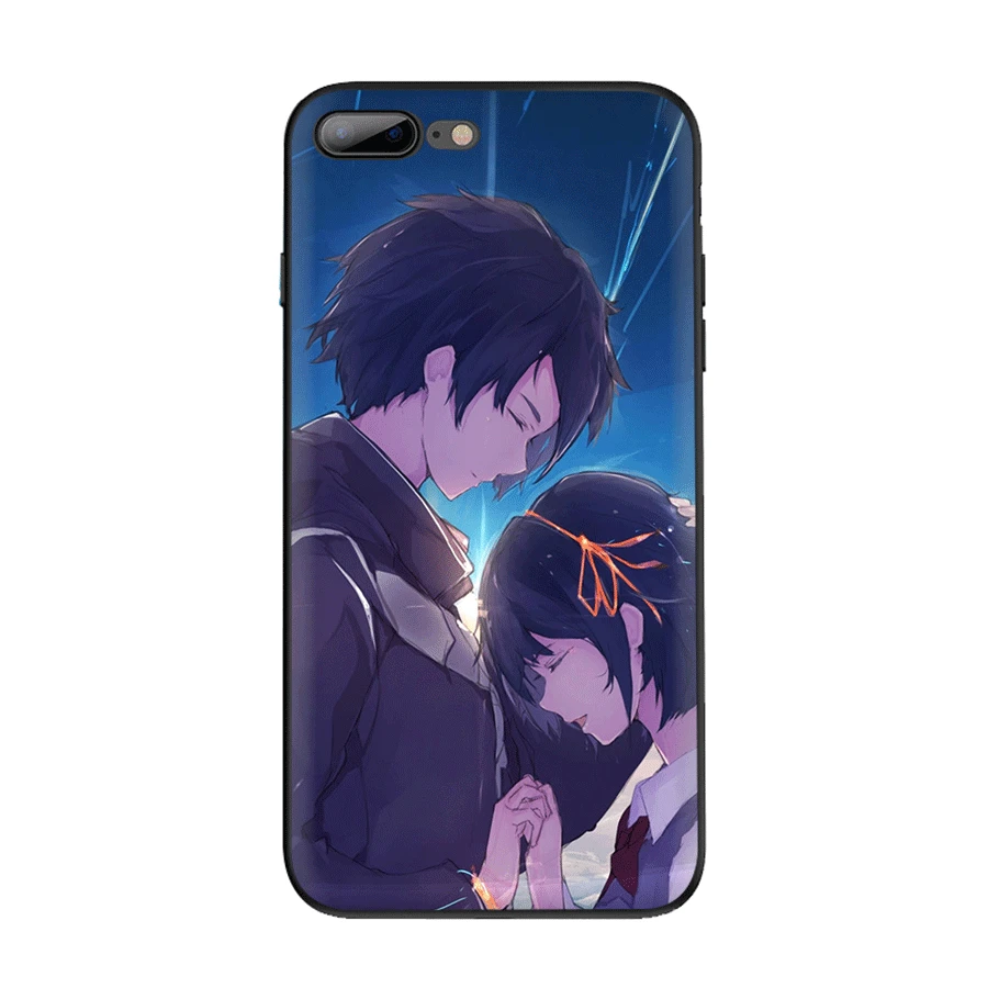 Case for iPhone 7 8 6 6s Plus 11 Pro XR X XS Max Luxury Casing Cover Funny anime girls and boys Cute | Мобильные телефоны и