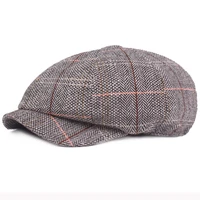 2020 new mens casual newsboy hat spring and autumn retro beret hat wild casual hats unisex wild octagonal cap