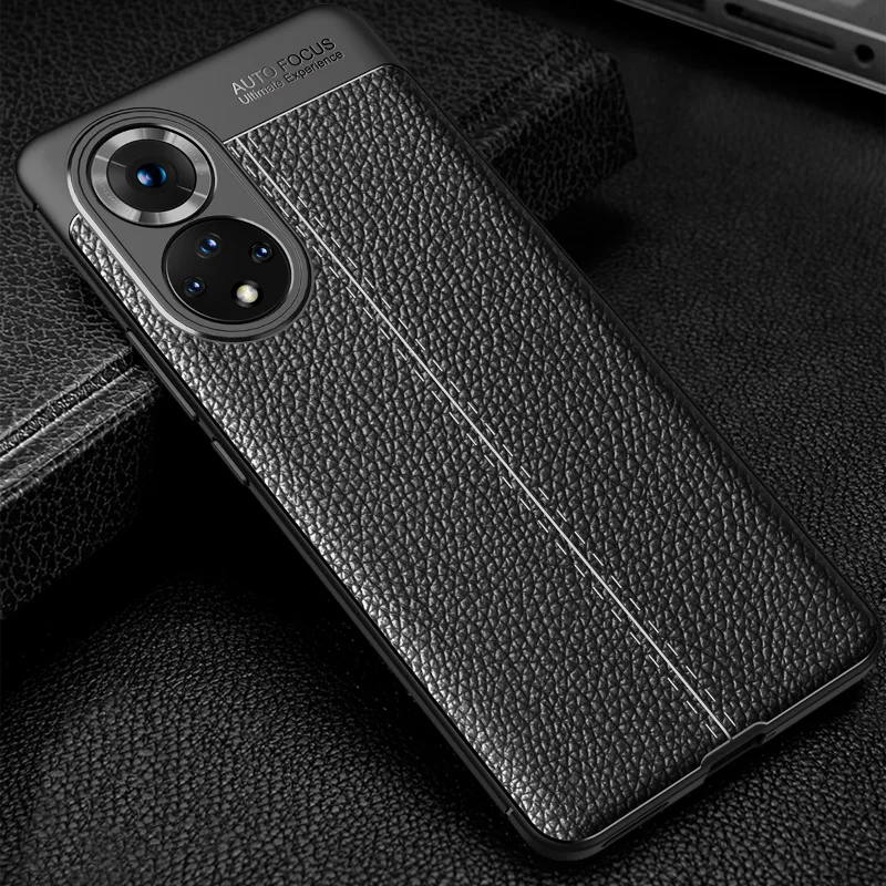 OMEVE кожаный Стильный деловой чехол для Honor 50 Pro SE View 40 V40 Мягкий Силиконовый