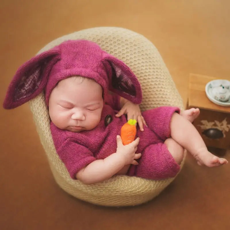3 шт./компл. модная детская одежда для фотосъемки милый новорожденных девочек