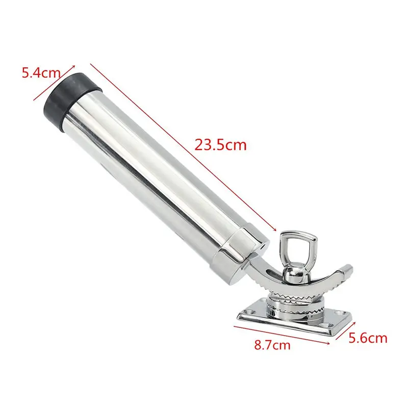 316 нержавеющая сталь Лодка палуба Регулируемая удочка Кронштейн для яхты | Спорт