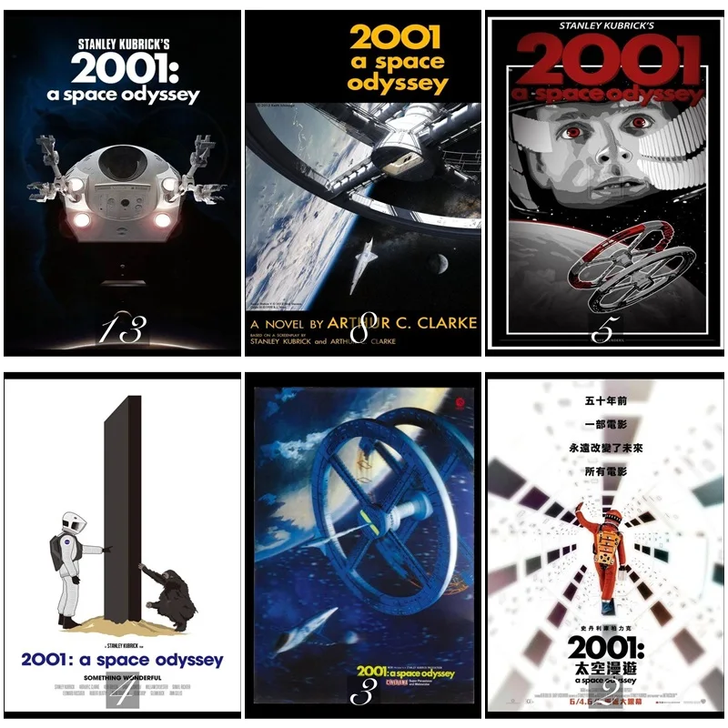 2001 космическая Одиссея домашняя декоративная картина плакат из белой