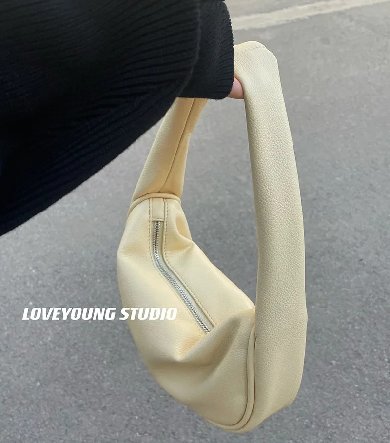 

Новинка 2021, текстурная летняя сумка через плечо, Корейская Сумка-пельмень личи, женская сумка через плечо ins Joker