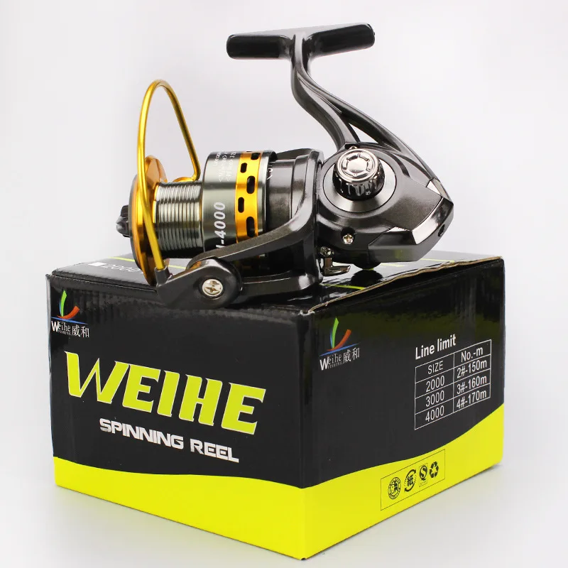 

No Gap 5+1 Multi-Axis Spinning Wheel 2000-4000 Metal Wire Cup Sea Fishing Bait Casting Reel