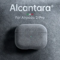 sancore for apple airpods pro case alcantara for airpods 123 case wireless bluetooth headset mini shockproof cover turn fur