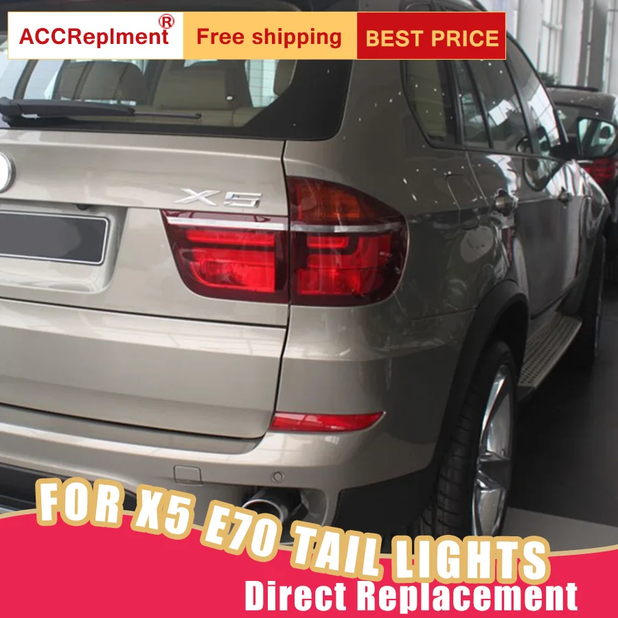 Новый светодиодный задний светильник s в сборе для BMW X5 E70 2007 2011 тормозной фонарь DRL
