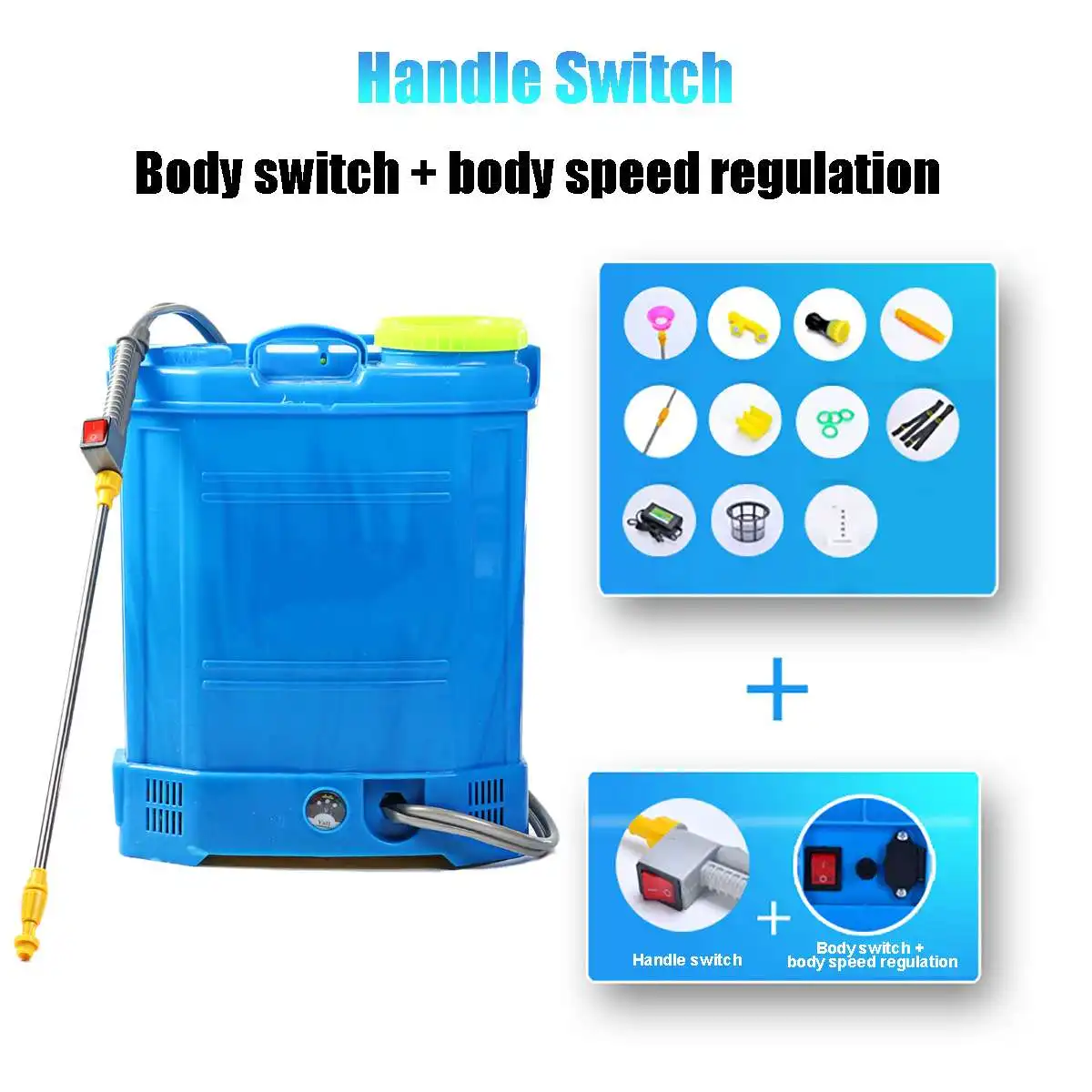 Портативный Электрический распылитель ULV с аккумулятором 20 л ультрамощная