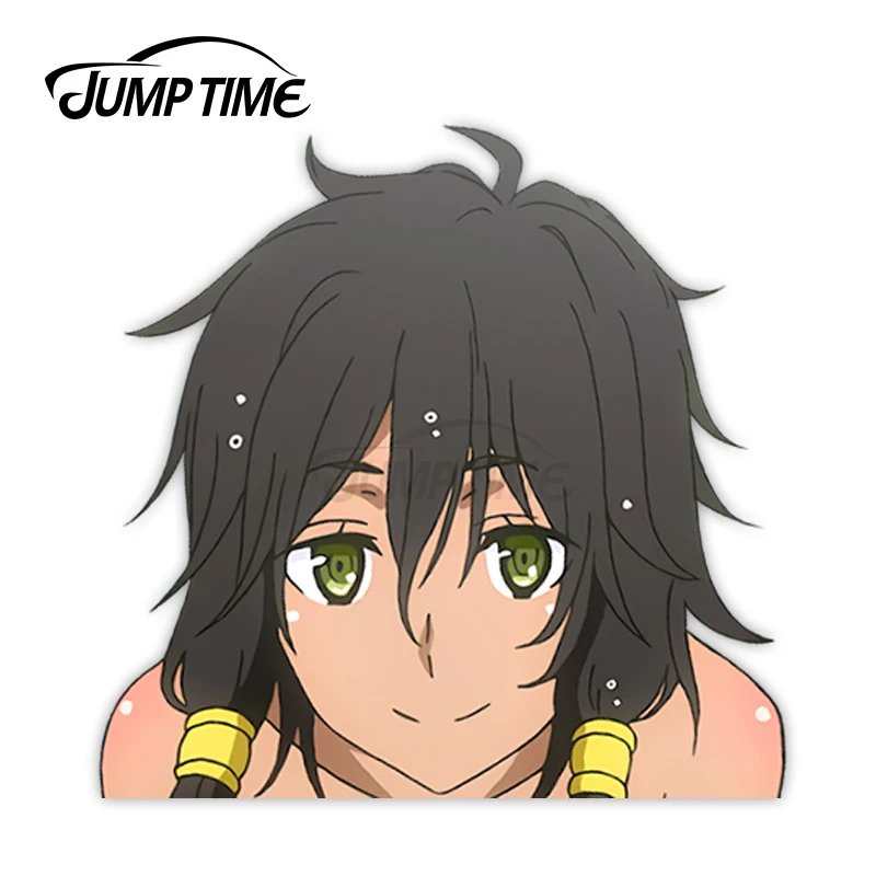 Виниловая наклейка с изображением девушки из аниме время прыжков DanMachi Tiona Hiryute 10 -