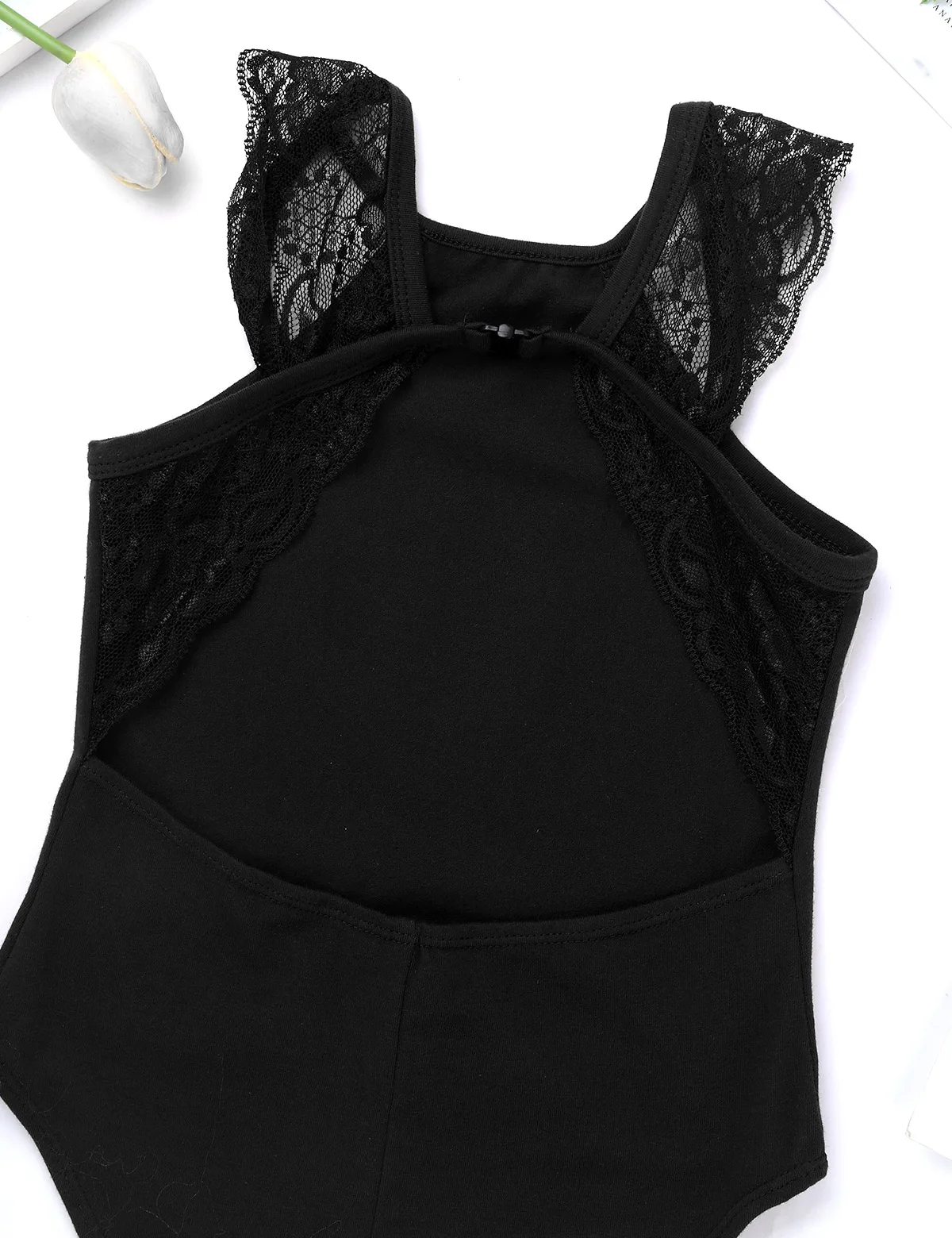 New Ballerina Girls Ballet Dance Dress Leotards Solid Sleeveless Unitard Gymnastics Leotard Jumpsuit Kids Dancewear | Тематическая