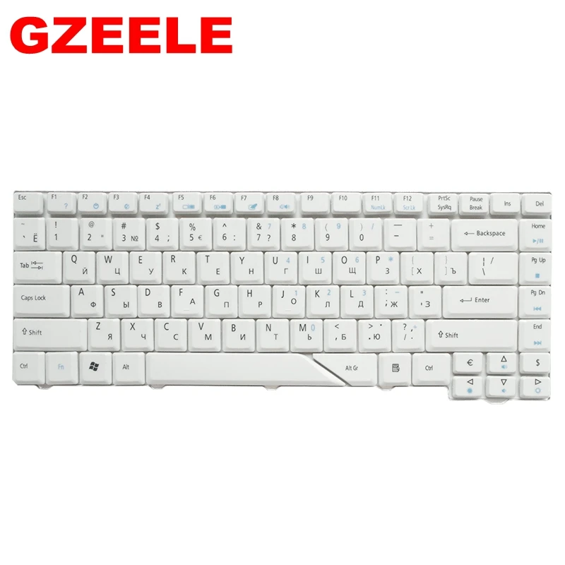 RU белая Новая русская клавиатура для ноутбука ACER MS2220 5710 5312 5920 5720 4730 4730Z ZO1 1641 5315 5930