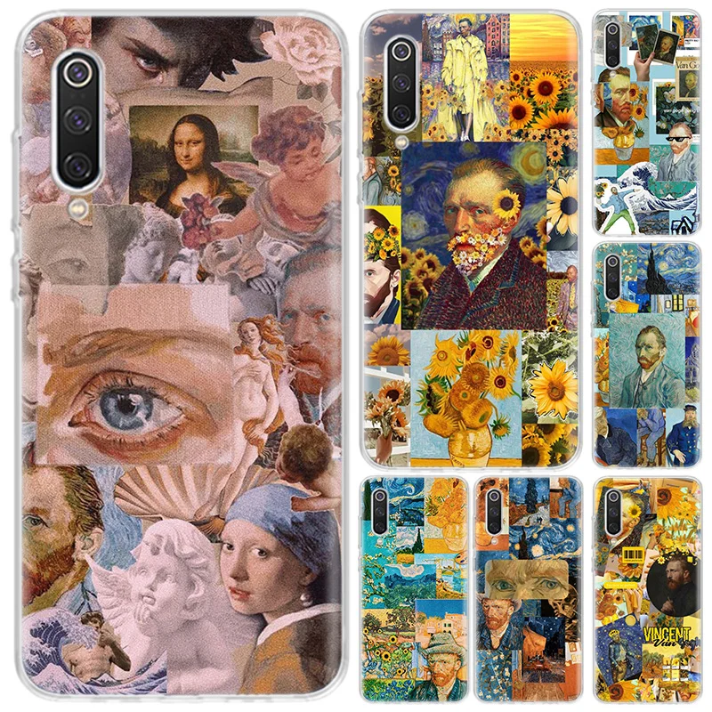 

Graffiti Oil Painting Art Van Gogh Phone Case For Xiaomi Redmi Note 10 9 8 9S 10S 9A 9C 8 8T 7 6 5 Pro 7A 8A 6A 4X S2 K20 K30 Co