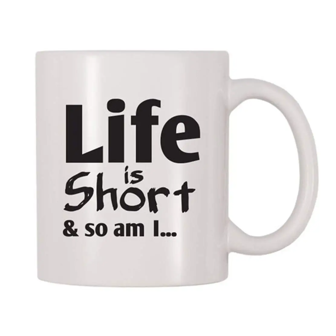 Забавная кофейная кружка с цитатами жизнь короткая и так себе лучшие