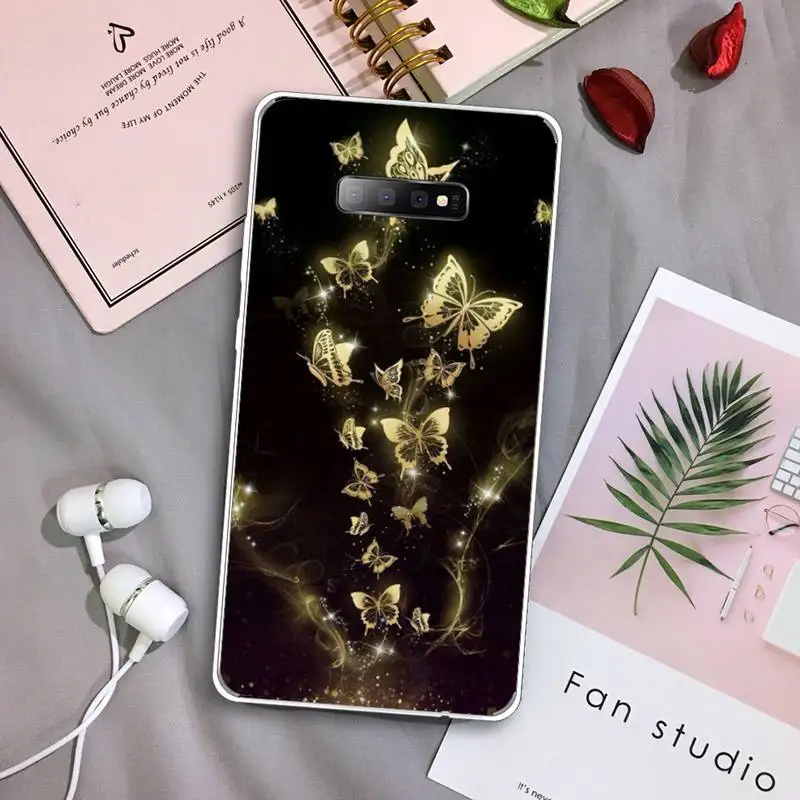

Phone Case Samsung Galaxy A 71 21s S note 8 9 10 plus 20 ultra Daisy flower pink animal aesthetics scenery pattern