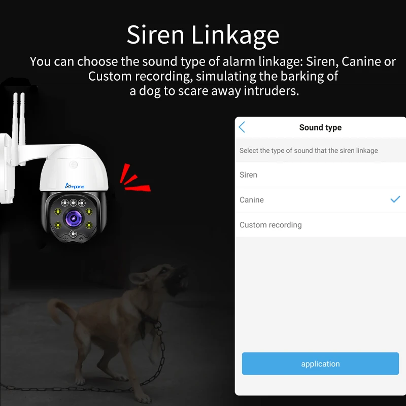 3MP AI человека обнаружения PTZ IP Камера открытый Беспроводной H.265 P2P ONVIF аудио