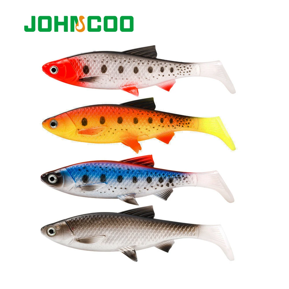 JOHNCOO 15 см 36 г мягкие приманки большой 3D глаз плавающие воблер на щуку рыболовное