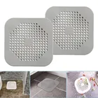 Силиконовая сливная решетка для раковины, устройство для захвата волос, фильтр для ванной комнаты, Силиконовая пробка для воды, кухонные принадлежности