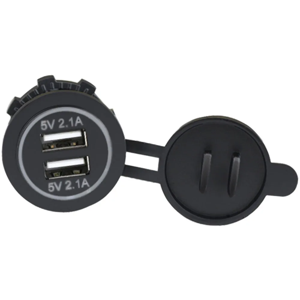 12 V-24 V Цифровой Дисплей авто зарядное устройство для мотоцикла RV 4.2A двойной USB