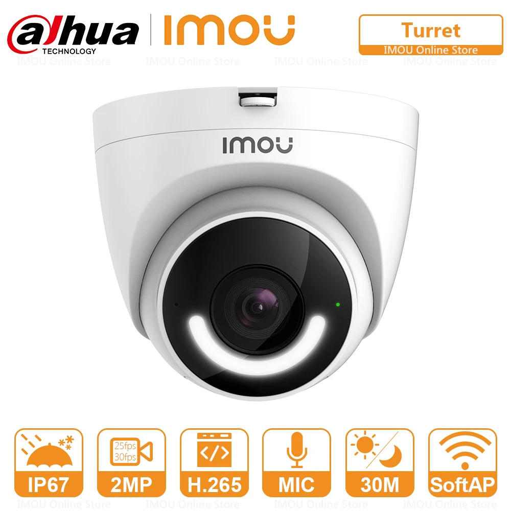 Imou умная IP камера безопасности револьвер IP67 водонепроницаемая активная сирена