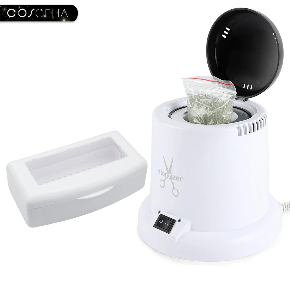 Sterilizer &amp Disinfection Box Set High Temperature For Steel Metal Nipper Tweezers Tools Glass Balls Nail Art Manicure | Красота и