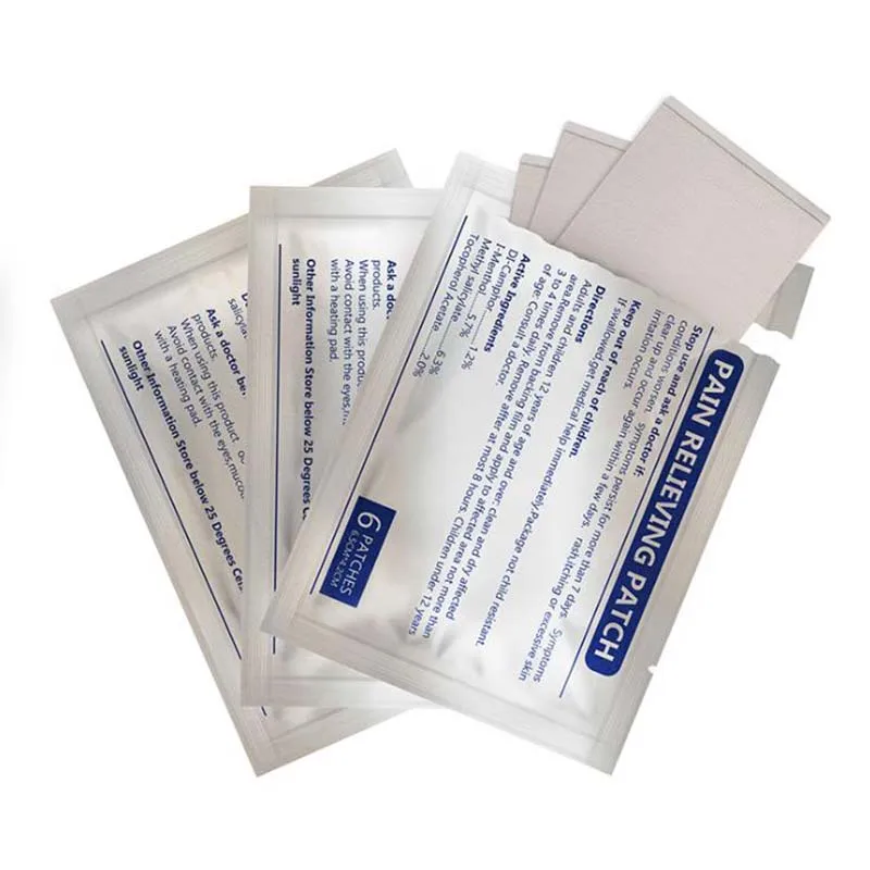 

240Pcs Neck Pain Relief Patch 6 Pieces=1 Bags Hot Capsicum Plaster 6.5*4.2 CM Medical Joint Arthritic Leg Pain Relieving Plaster