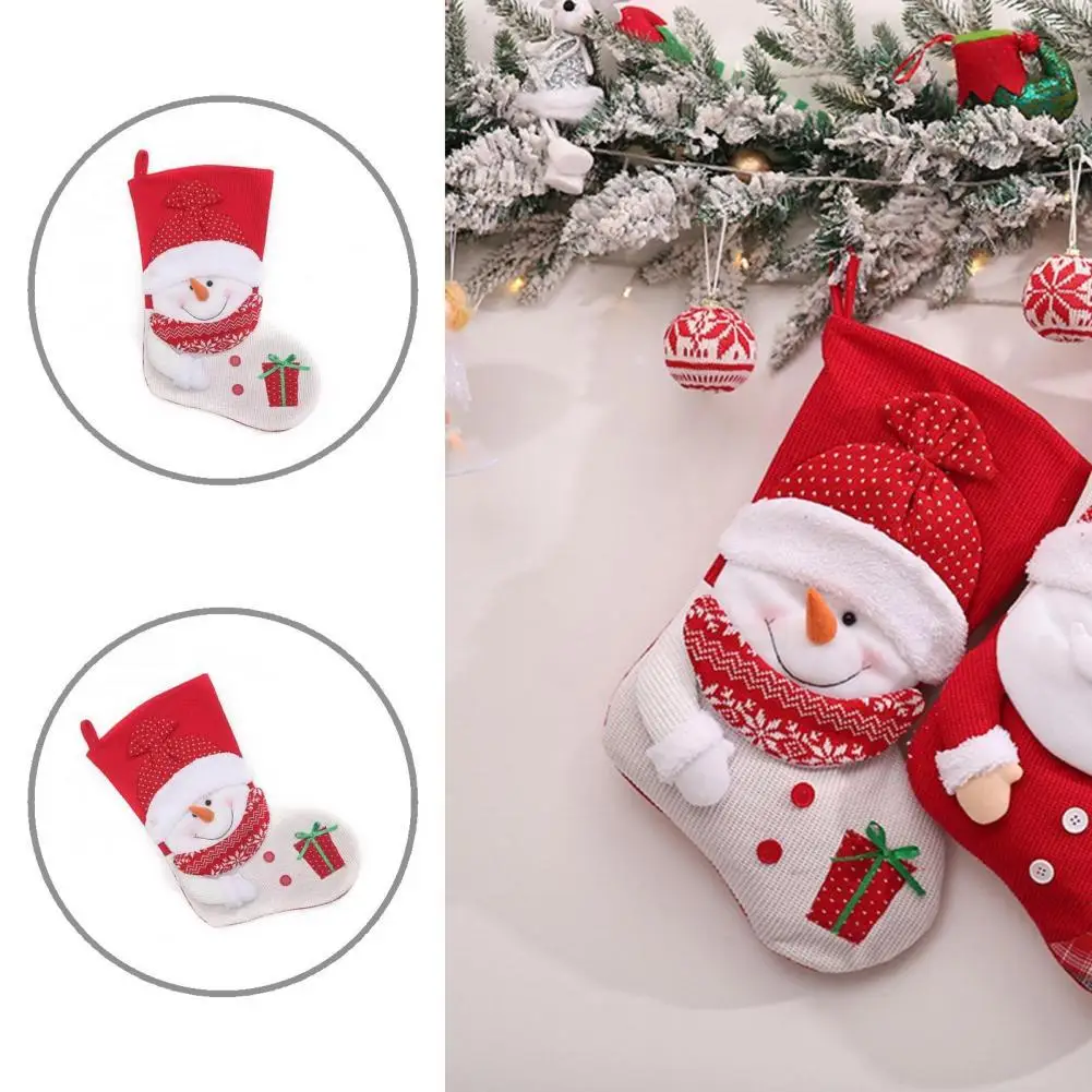 

Сверхпрочные практичные рождественские подвесные чулки, носки, Декор, компактные чулки, украшение, тонкая работа для сада
