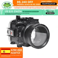 seafrogs waterproof housing for canon eos m50 18 55mm22mm camera waterproof housing case 40m 130ft underwater photography